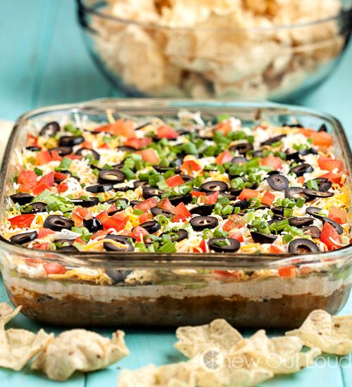 7-layer dip with meat recipe