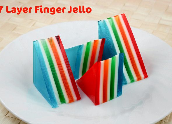 7 layered finger jello recipe