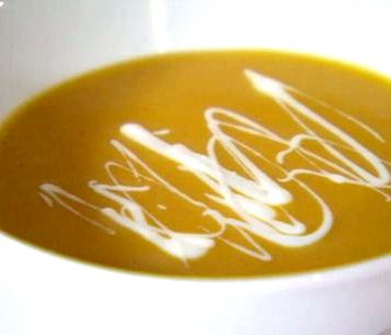 Acorn squash and butternut squash soup recipe
