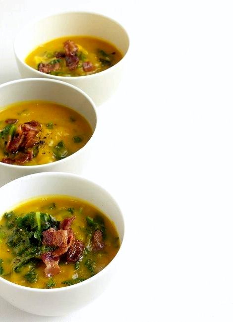 Acorn squash soup vegan recipe