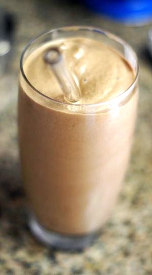 Almond milk chocolate milkshake recipe