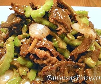 Ampalaya con carne pinoy recipe