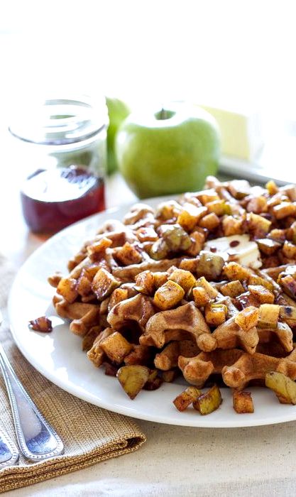 Apple cinnamon waffle topping recipe