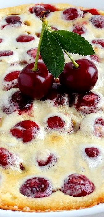 Authentic french clafouti recipe cherry
