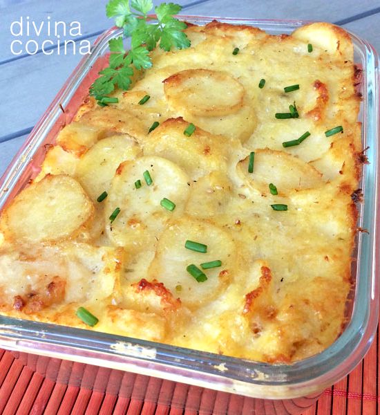 Bacalao fresco al horno con bechamel recipe