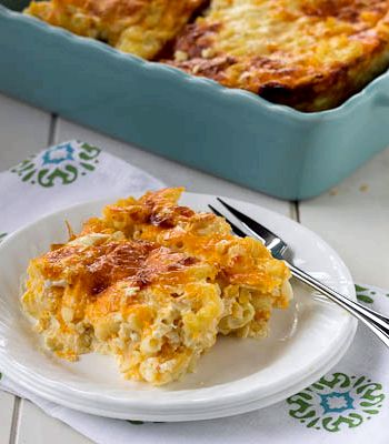 Baked macaroni and cheese egg recipe