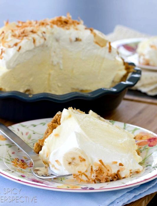 banana cream pie with pudding