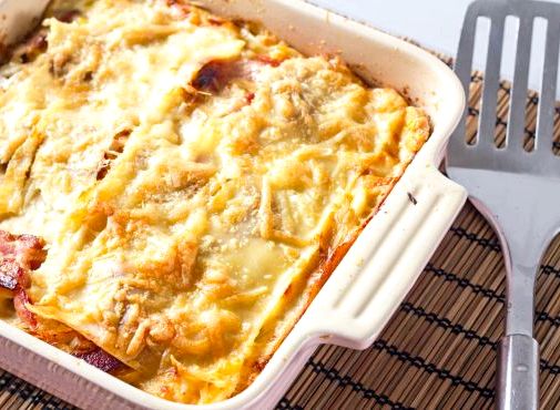 Basic lasagna recipe with egg