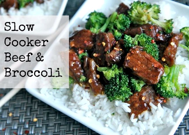 Beef broccoli slow cooker recipe