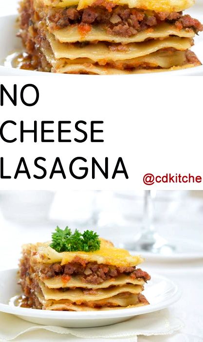 Beef lasagna recipe no cheese