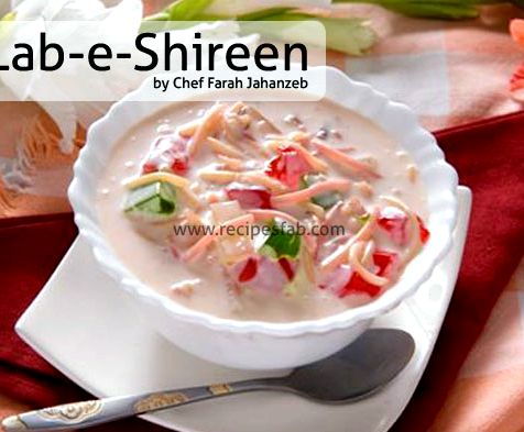 Best lab e shireen recipe by sara