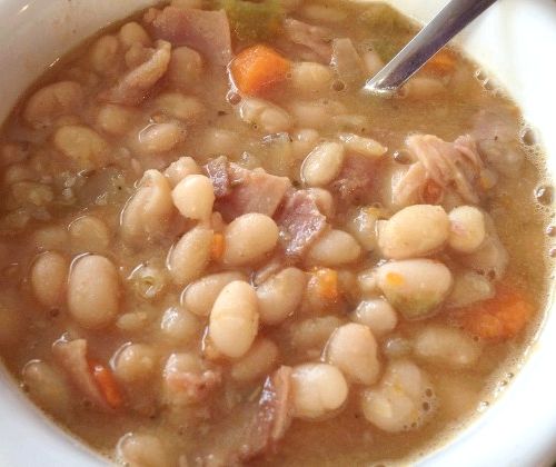Best recipe for ham and navy bean soup