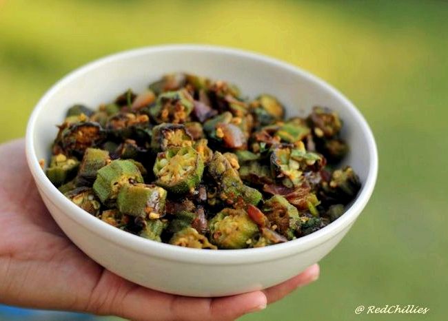 Bhindi fry recipe in kannada