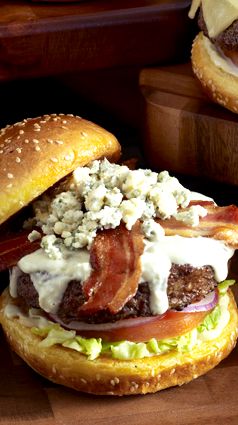 Blue cheese burger topping recipe