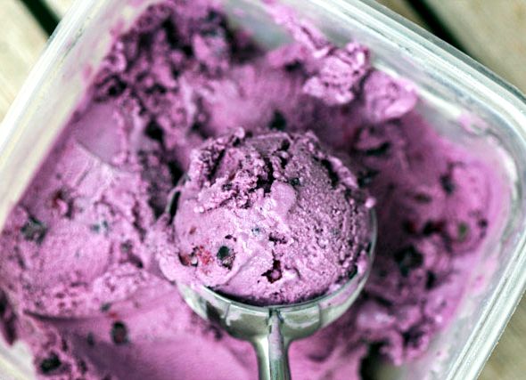 Blueberry buttermilk ice cream recipe