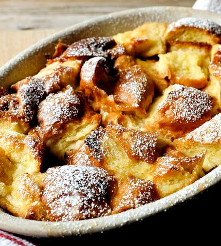 Bread and butter pudding recipe without raisins and almonds