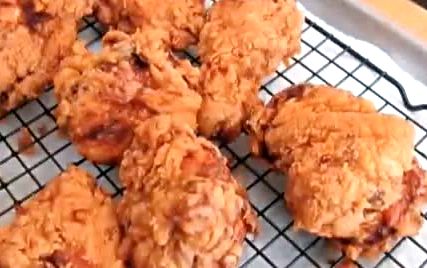 Breaded fried chicken recipe with flour