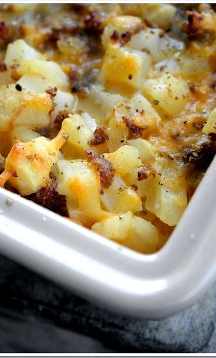 Breakfast casserole recipe with real potatoes