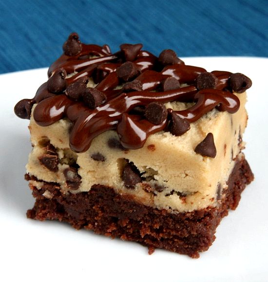 Brownie mix and cookie dough recipe