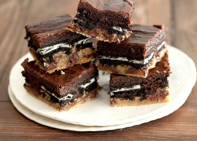Brownie mix and oreo cookie recipe