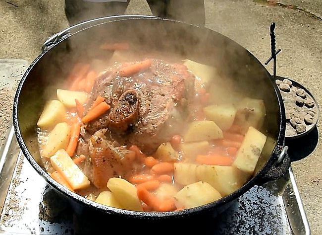 Camp oven roast pork recipe
