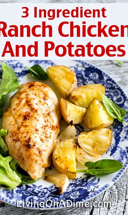 Chicken and potatoes recipe ingredients