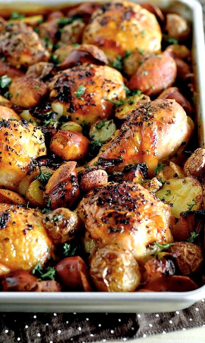 Chicken chorizo and potatoes recipe