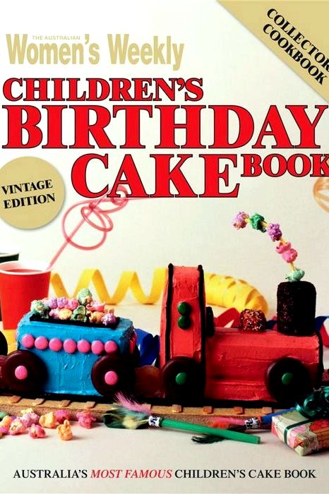 Childrens birthday cake recipe book