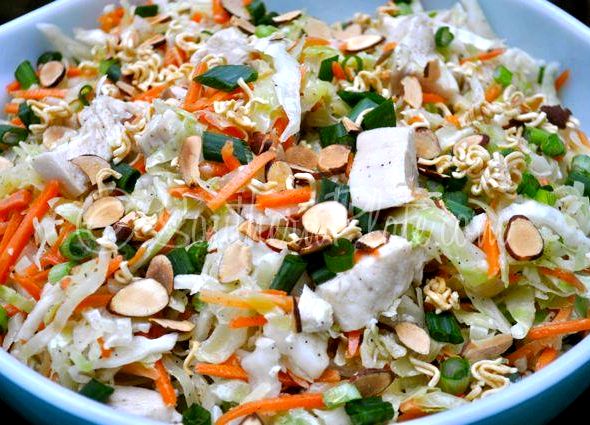Chinese chicken salad recipe using top ramen