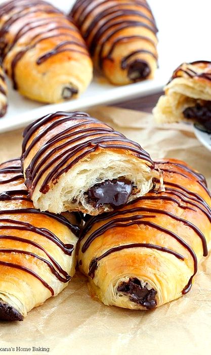 Chocolate croissant recipe without yeast