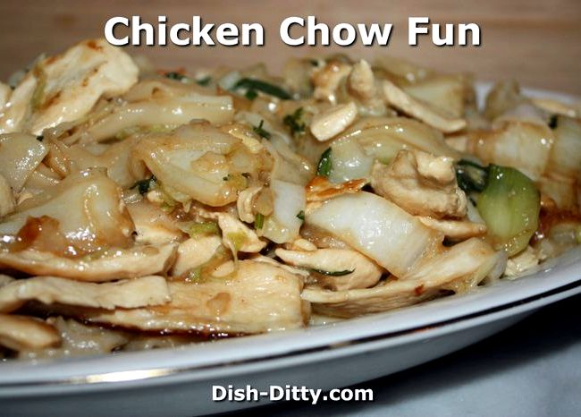 Chow fun noodles recipe chicken