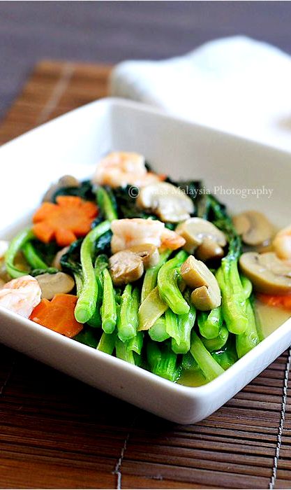Choy sum recipe vegetable stew