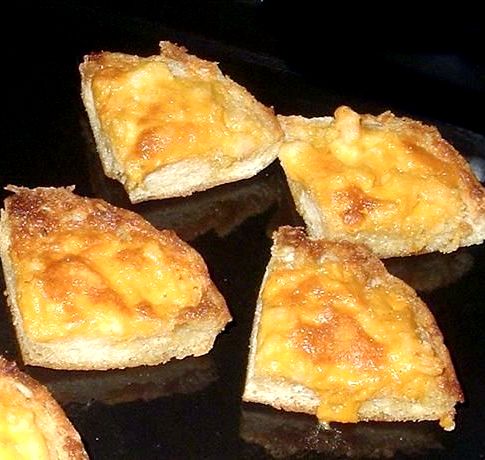 Crab meat old english cheese appetizer recipe