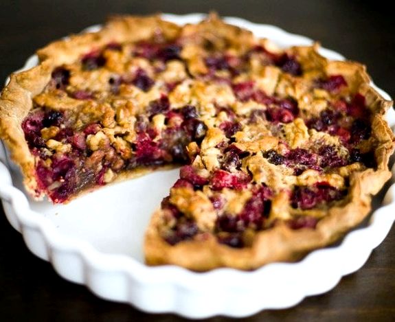 Cranberry chocolate nut pie recipe