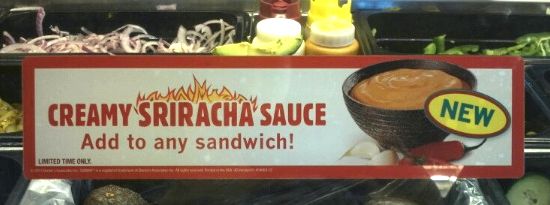 Creamy sriracha sauce subway recipe
