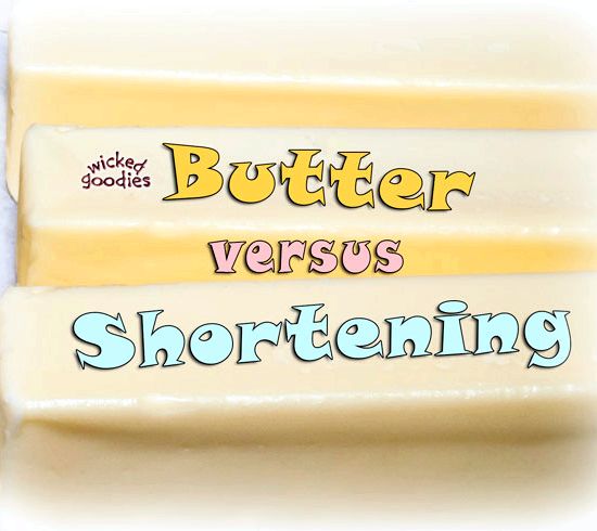 Crisco vs butter in icing recipe