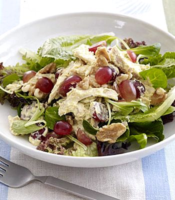 Curried chicken salad recipe low fat