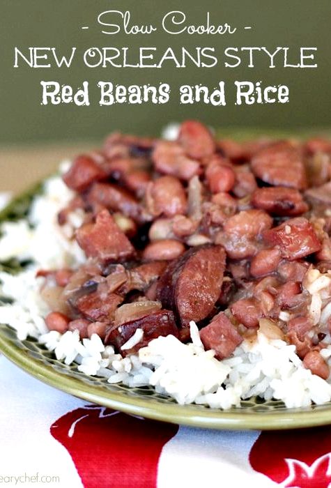 Dry beans and rice crock pot recipe