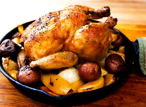 Easy baked whole chicken in oven recipe
