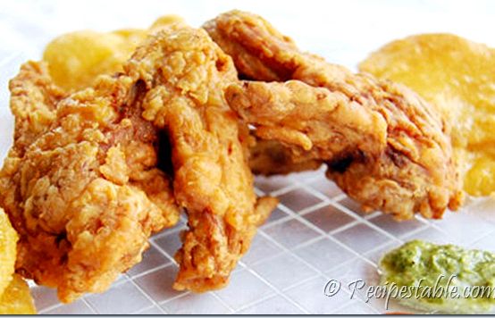 Easy deep fried chicken wings recipe