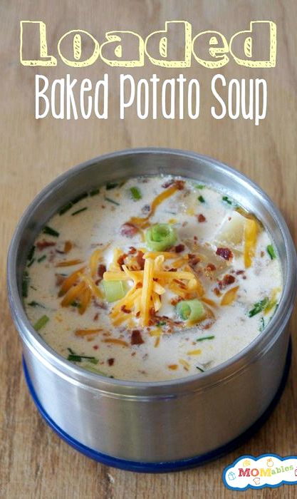Easy loaded baked potato soup crock pot recipe