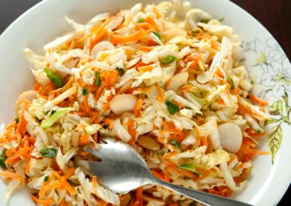 Easy napa cabbage coleslaw recipe