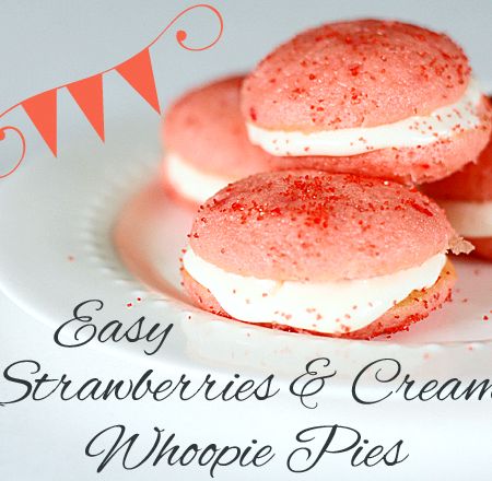 Easy strawberry whoopie pie recipe
