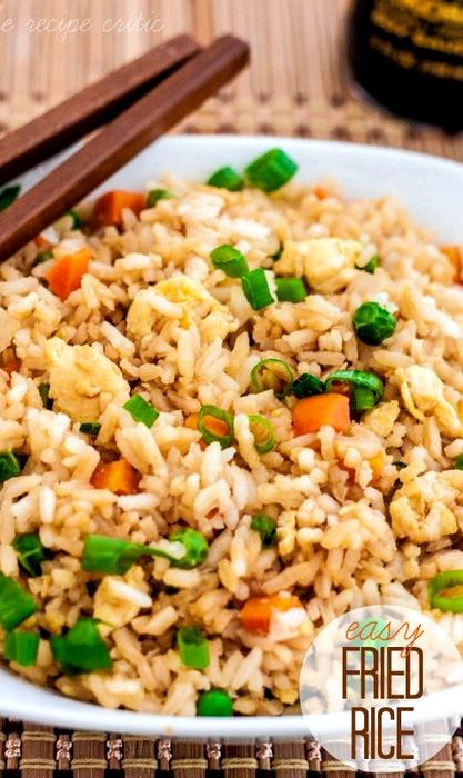 Easy tasty fried rice recipe