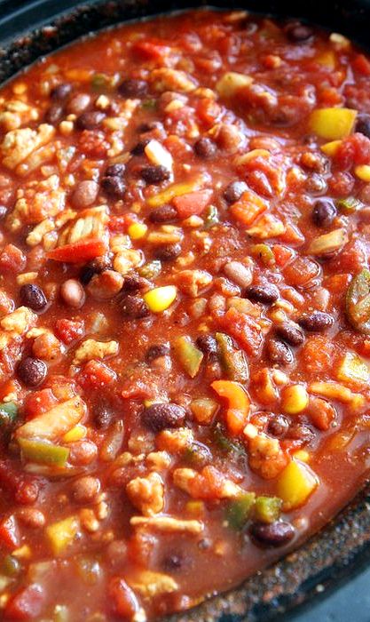 Easy turkey chili with beans recipe