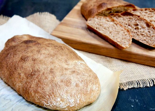 Easy whole wheat ciabatta bread recipe