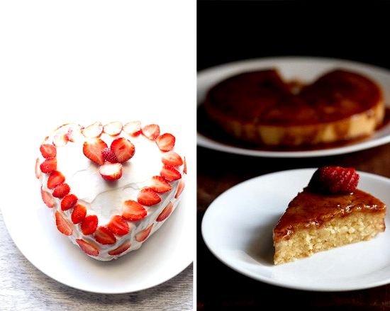 Eggless vanilla strawberry cake recipe