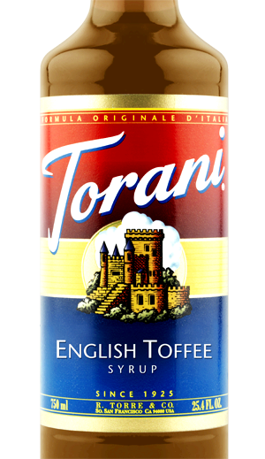 English toffee coffee syrup recipe