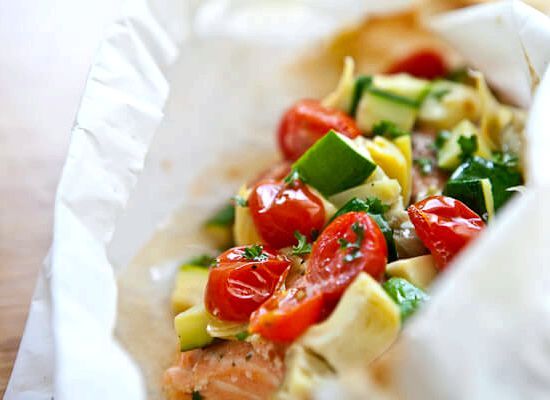 Fish baked in parchment paper recipe