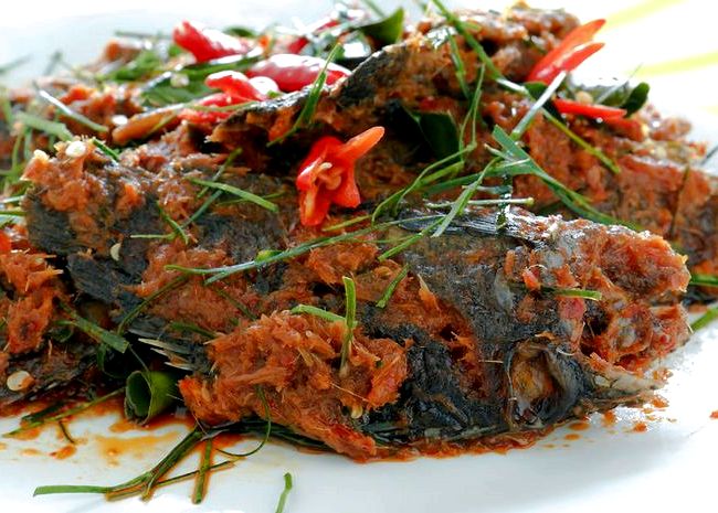 Fish with red curry paste recipe